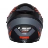 LS2 FF320 REVOLVE Gloss Black Grey Red Helmet 3