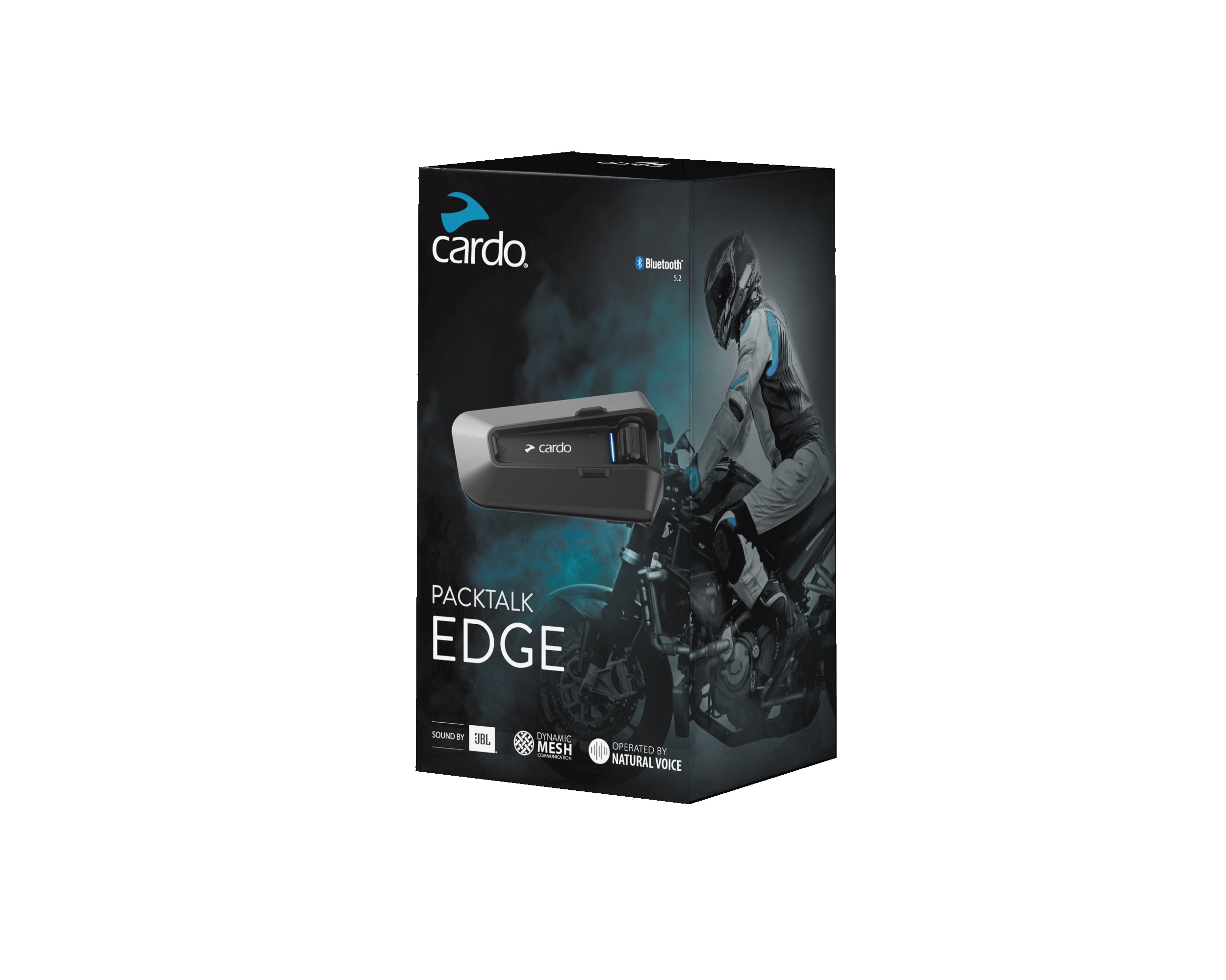 Cardo Packtalk EDGE Duo Communication System Double Pack, Black