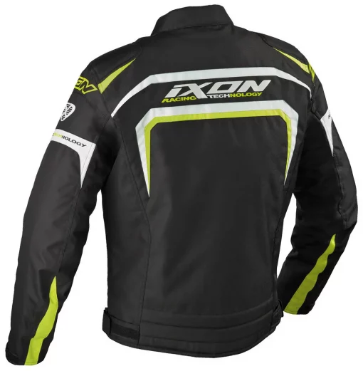 IXON Eager Textile Black White Orange Riding Jacket 2