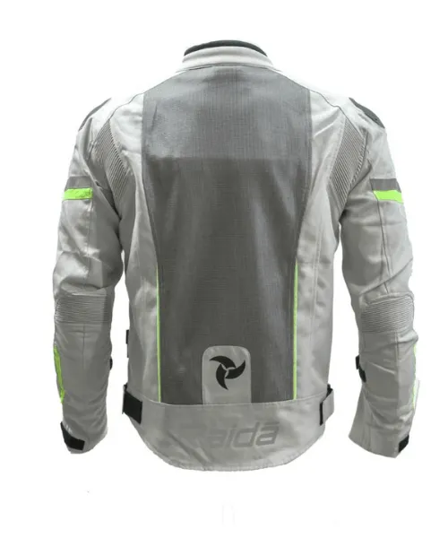 Raida Frigate Motorcycle Grey Riding Jacket | Buy online in India