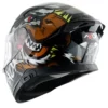 AXOR Apex Falcon Gloss Black Grey Helmet 3