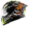 AXOR Apex Falcon Matt Black Neon Yellow Helmet 2