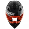 AXOR X CROSS Black Orange Motocross Helmet 10