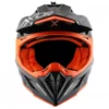 AXOR X CROSS Black Orange Motocross Helmet 2