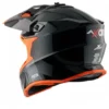 AXOR X CROSS Black Orange Motocross Helmet 5