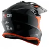 AXOR X CROSS Black Orange Motocross Helmet 7