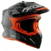 AXOR X CROSS Black Orange Motocross Helmet 9