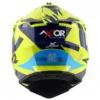 AXOR X CROSS X1 Neon Yellow Blue Motocross Helmet 5