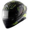 Axor Apex TIKKI Gloss Black Neon Yellow Helmet 3