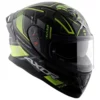 Axor Apex TIKKI Gloss Black Neon Yellow Helmet 9