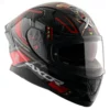 Axor Apex Tiki Gloss Black Red Helmet 9