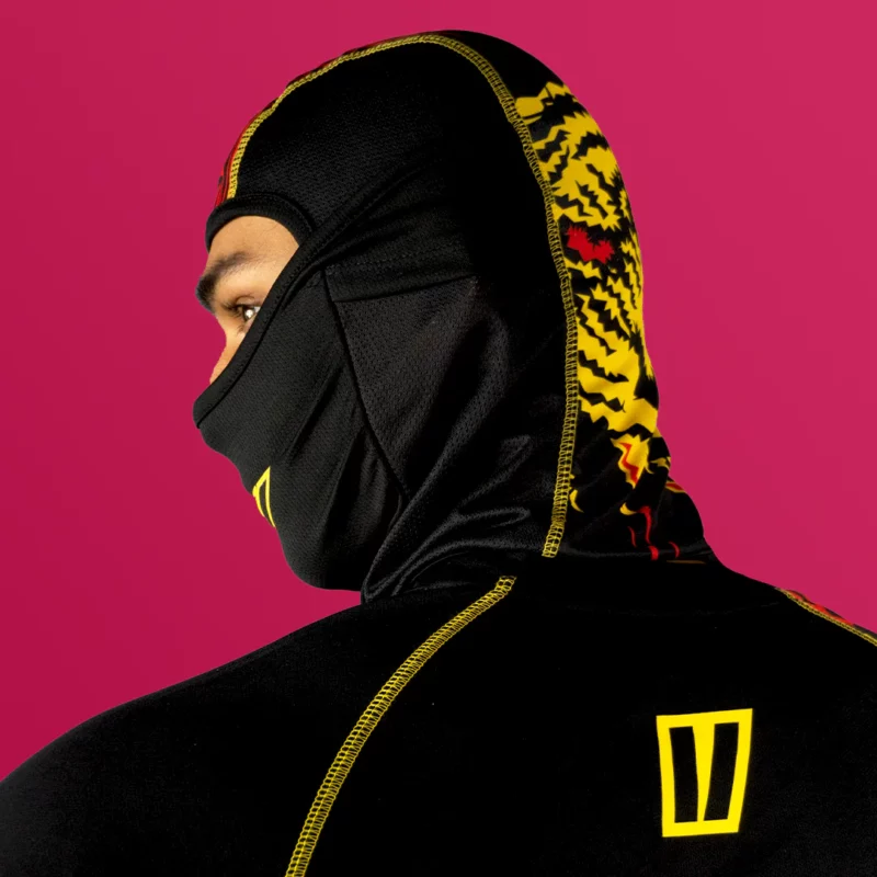 Tiivra Sabre Black Yellow Balaclava 3