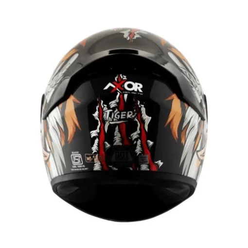 AXOR Rage Tiger Black Red Helmet (1)