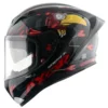 AXOR Street ZAZU Gloss Black Red Helmet (2)