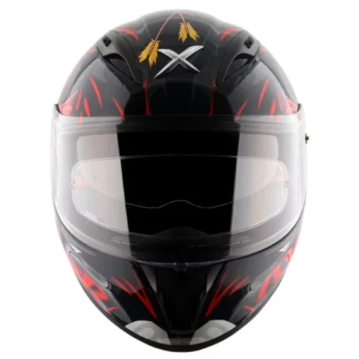 AXOR Street ZAZU Gloss Black Red Helmet (3)