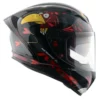 AXOR Street ZAZU Gloss Black Red Helmet (4)