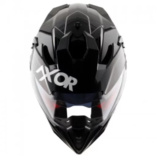 AXOR X CROSS Dual Visor SC Balck Red Dual Sport Helmet (4)