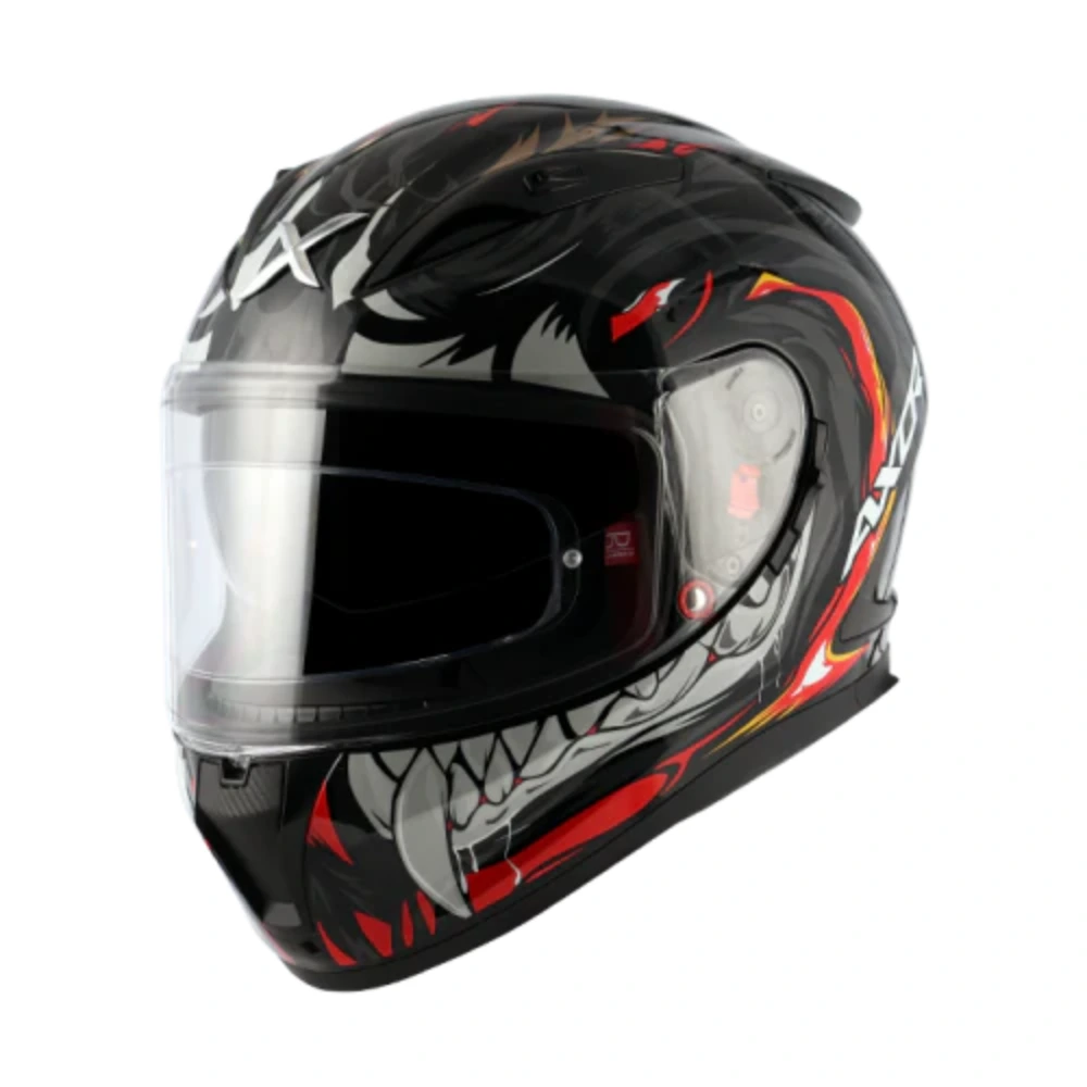 Axor Street Okami Matt Black Grey Helmet | Custom Elements
