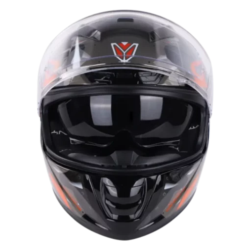 IGNYTE IGN4 Goos Glossy Black Orange Helmet 1 (6)