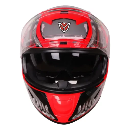 IGNYTE IGN-4 Trever Glossy Fluo Red Helmet | Custom Elements