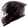 AXOR Apex Hunter Gloss Black Pink Full Face Helmet 2