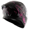 AXOR Apex Hunter Gloss Black Pink Full Face Helmet 4