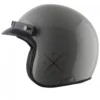 AXOR Retro Jet Euro Globe Cool Grey Open Face Helmet 2