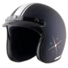 AXOR Retro Jet Euro Globe Dull Royal Blule Open Face Helmet