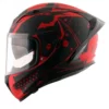 AXOR Street DC Batman Dull Red Black Helmet 2