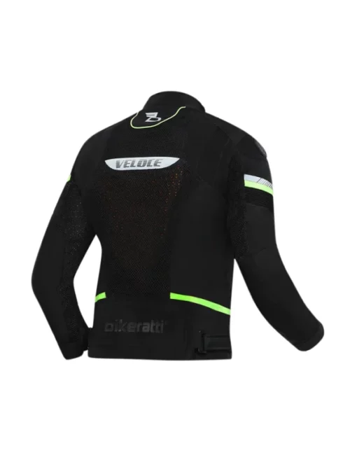 Bikeratti Veloce Black Neon Riding Jacket 2