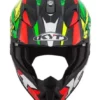 KYT Jumpshot #1 Black Green Fluorescent Helmet 2