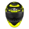 KYT NFR Neutron Yellow Gloss Helmet 3