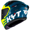 KYT TT Course Fuselage Matt Yellow Helmet 5