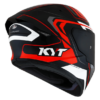 KYT TT Course Overtech Gloss Black Orange Helmet 4