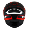 KYT TT Course Overtech Gloss Black Orange Helmet 5