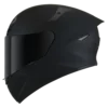 KYT TT Course Plain Matt Black Helmet 2