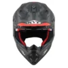 Kyt Jumpshot #3 Black Fluorescent Red Matt Helmet 2