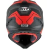 Kyt Jumpshot #3 Black Fluorescent Red Matt Helmet 3