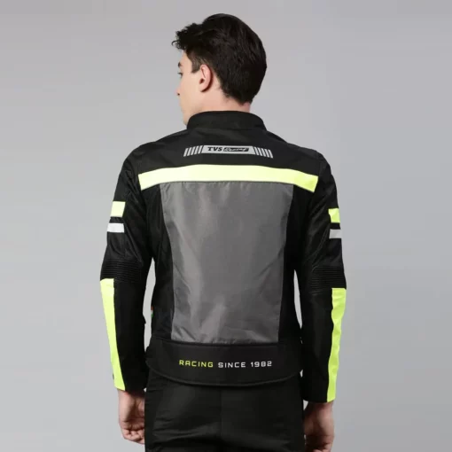 TVS Racing Street Striker SL Neon Black Riding Jacket 4