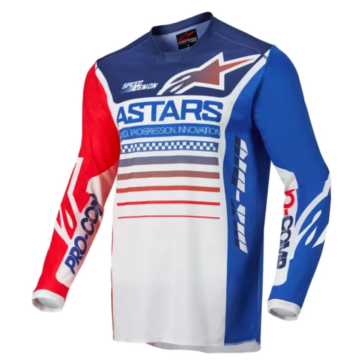 Alpinestars Racer Compass White Blue Red Jersey