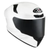 KYT TT Course Plain White Helmet 4