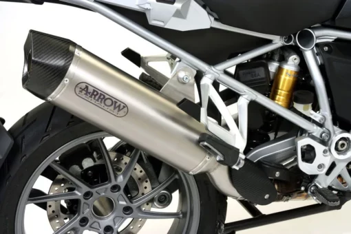 Arrow Maxi Race Tech titanium silencer with carby end cap for BMW R 1200 GS '13 3 (1)