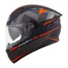 KYT NFR Logos Matt Orange Helmet