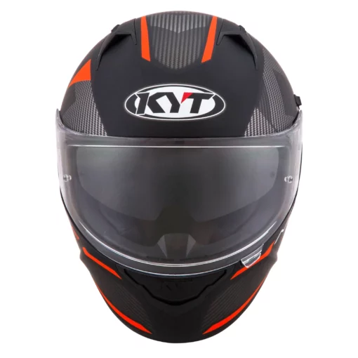 KYT NFR Logos Matt Red Helmet 2