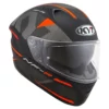 KYT NFR Logos Matt Red Helmet 4