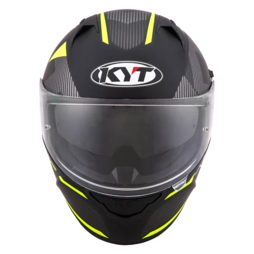 KYT NFR Logos Matt Yellow Helmet 4