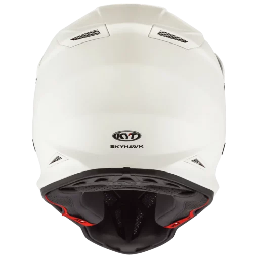 KYT Skyhawk Plain White Helmet 7