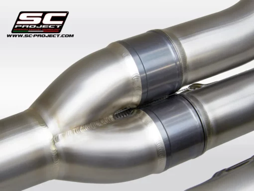 SC Project B33A TC90C Full Exhaust System 4 1 Titanium with Carbon SC1 R Muffler ( 250 mm ) for BMW S 1000 RR(2019 20)BS4 4