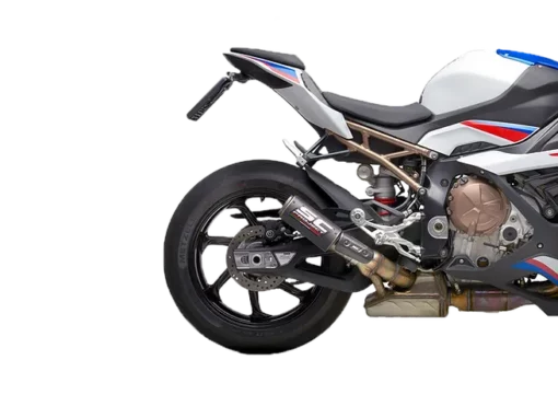 SC Project SC1 R B33A 90T Muffler Titanium with Carbon fiber end cap for BMW S 1000 RR(2019 20)BS4