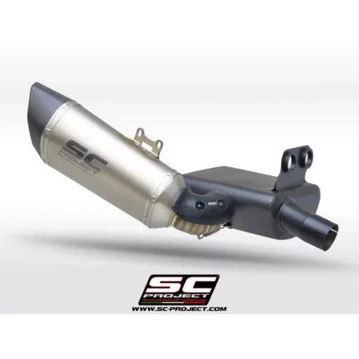 SC Project SC1 R B36A MB90T Muffler Titanium with Carbon fiber End Cap For BMW F 900 R (2020 2021)